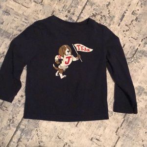 JANIE AND JACK DOG J TEAM LONG SLEEVE T-SHIRT